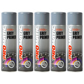 5X Promatic Grey Primer Spray 500ml Spray Paint